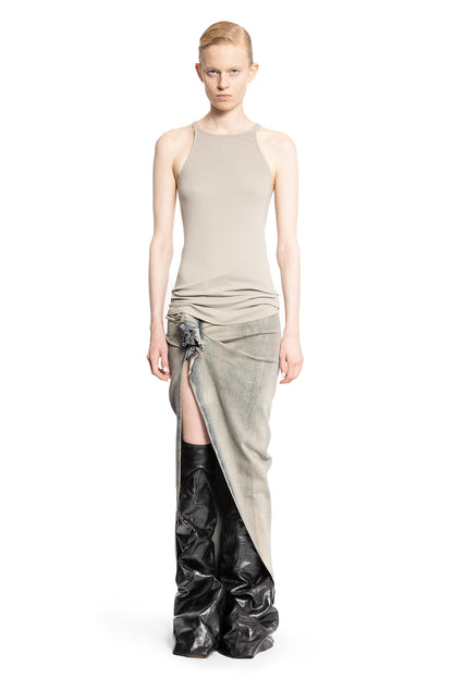 RICK OWENS DRKSHDW WOMAN GREY TOPS