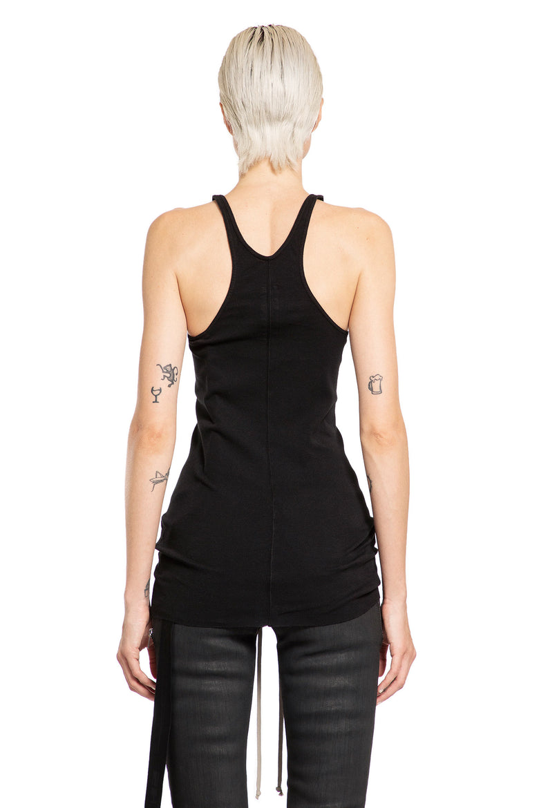 RICK OWENS DRKSHDW WOMAN BLACK T-SHIRTS & TANK TOPS