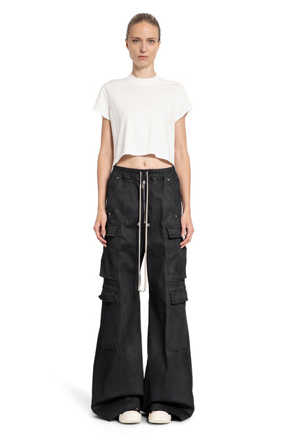 RICK OWENS DRKSHDW WOMAN WHITE T-SHIRTS & TANK TOPS