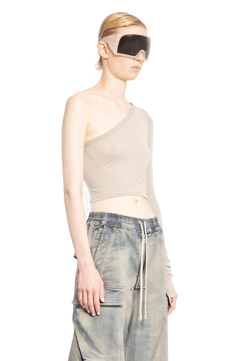 RICK OWENS DRKSHDW WOMAN GREY TOPS