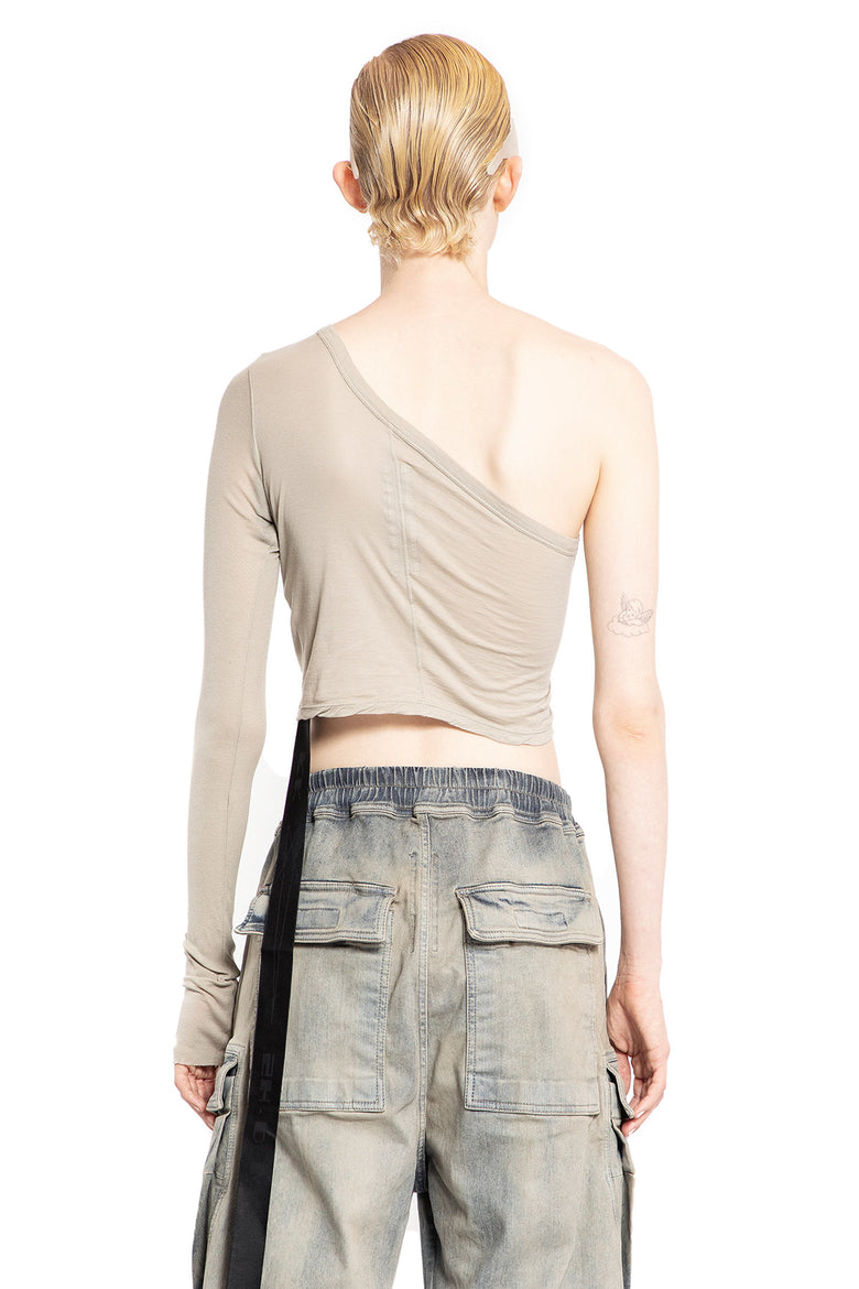 RICK OWENS DRKSHDW WOMAN GREY TOPS