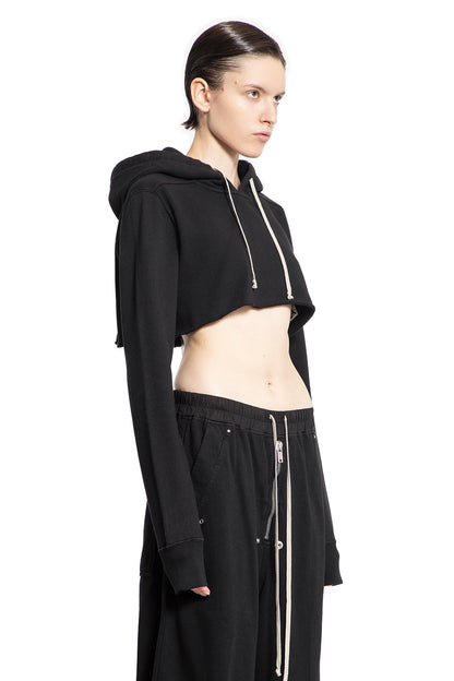 RICK OWENS DRKSHDW WOMAN BLACK SWEATSHIRTS