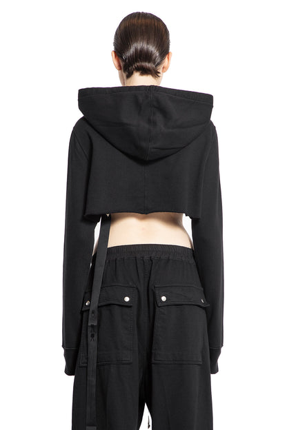 RICK OWENS DRKSHDW WOMAN BLACK SWEATSHIRTS