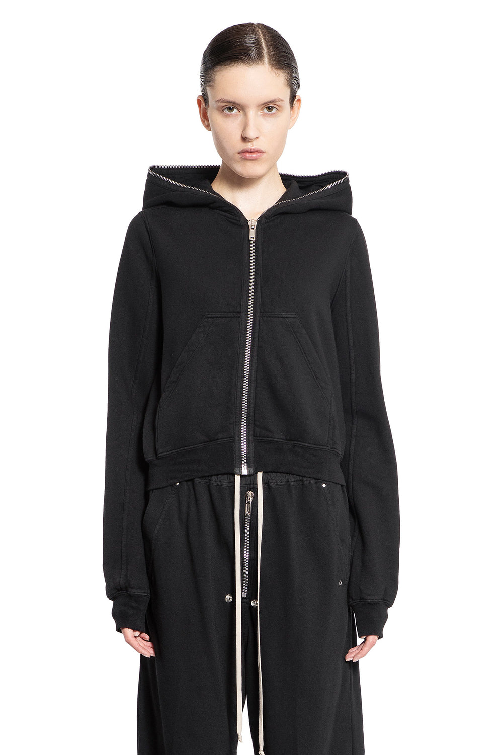 RICK OWENS DRKSHDW WOMAN BLACK SWEATSHIRTS