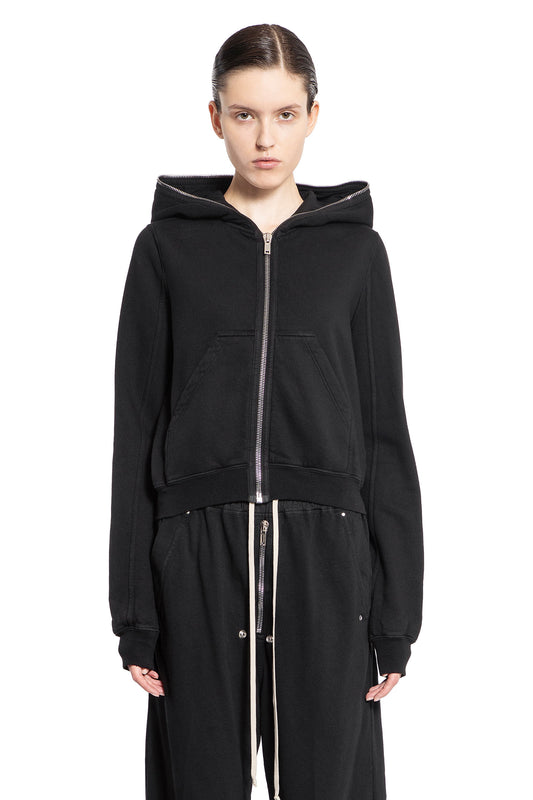 RICK OWENS DRKSHDW WOMAN BLACK SWEATSHIRTS