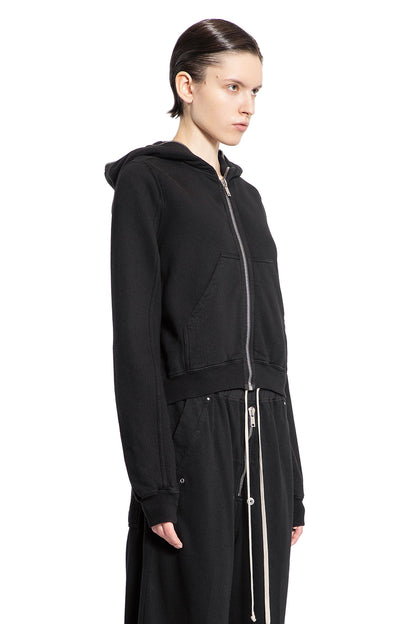 RICK OWENS DRKSHDW WOMAN BLACK SWEATSHIRTS