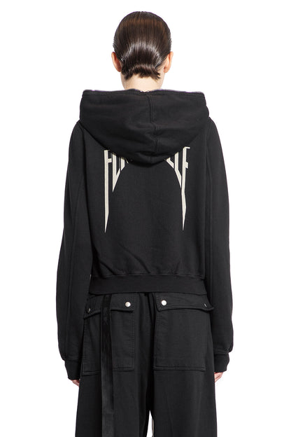 RICK OWENS DRKSHDW WOMAN BLACK SWEATSHIRTS