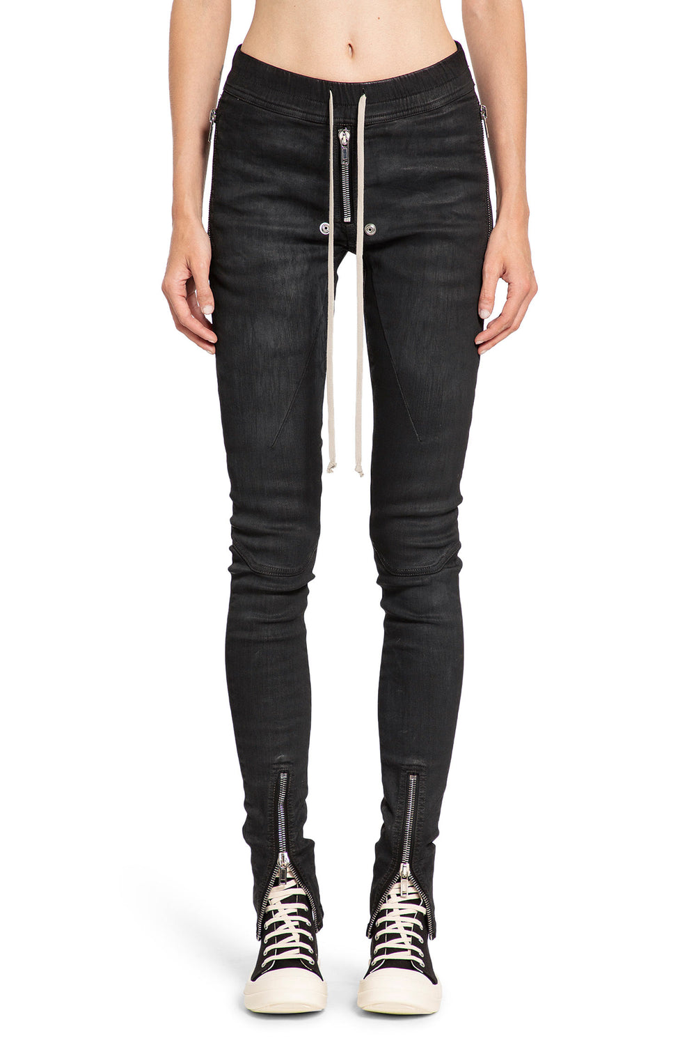 RICK OWENS DRKSHDW WOMAN BLACK TROUSERS