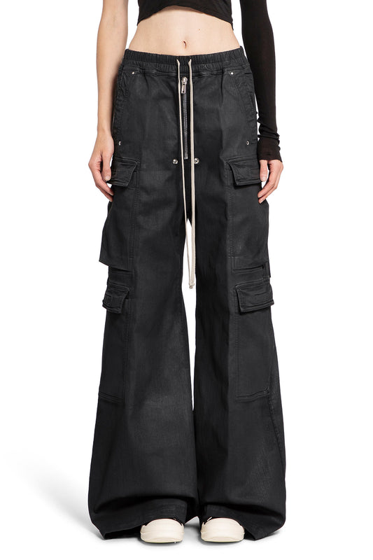 RICK OWENS DRKSHDW WOMAN BLACK TROUSERS