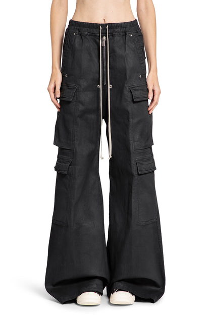 RICK OWENS DRKSHDW WOMAN BLACK TROUSERS