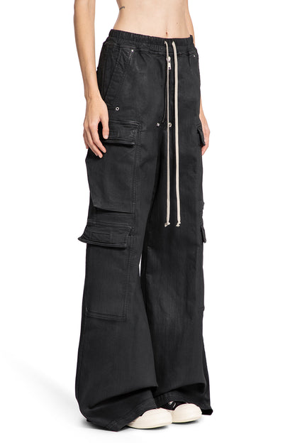 RICK OWENS DRKSHDW WOMAN BLACK TROUSERS