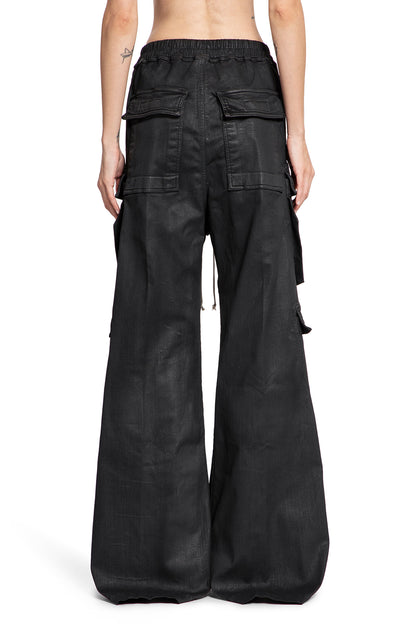 RICK OWENS DRKSHDW WOMAN BLACK TROUSERS