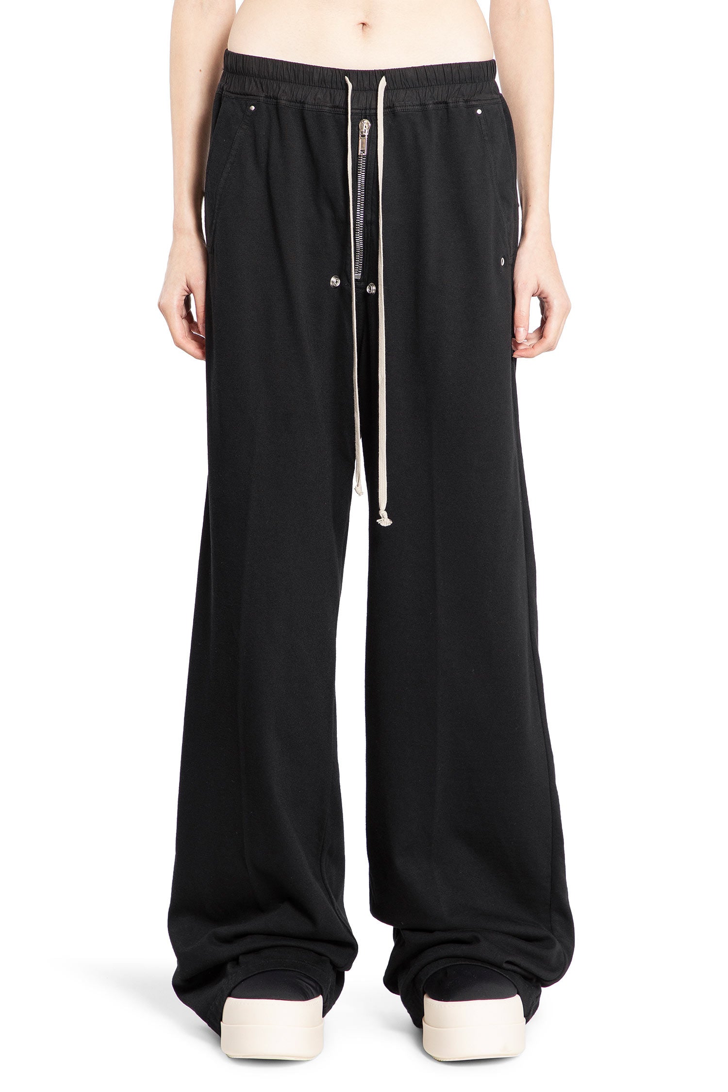 RICK OWENS DRKSHDW WOMAN BLACK TROUSERS