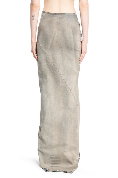 RICK OWENS DRKSHDW WOMAN BLUE SKIRTS