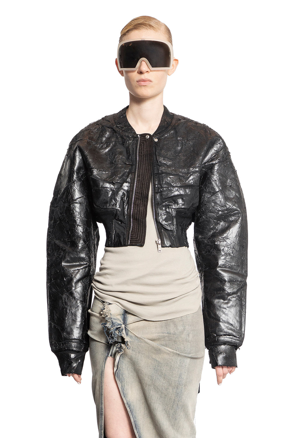 RICK OWENS DRKSHDW WOMAN BLACK JACKETS