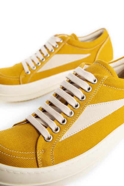 RICK OWENS WOMAN YELLOW SNEAKERS