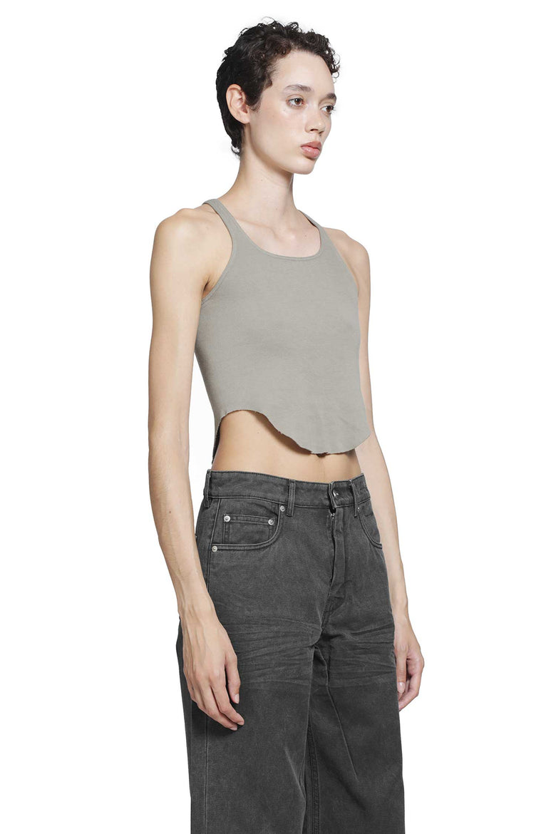 RICK OWENS DRKSHDW Tower Basic Cropped tank woman