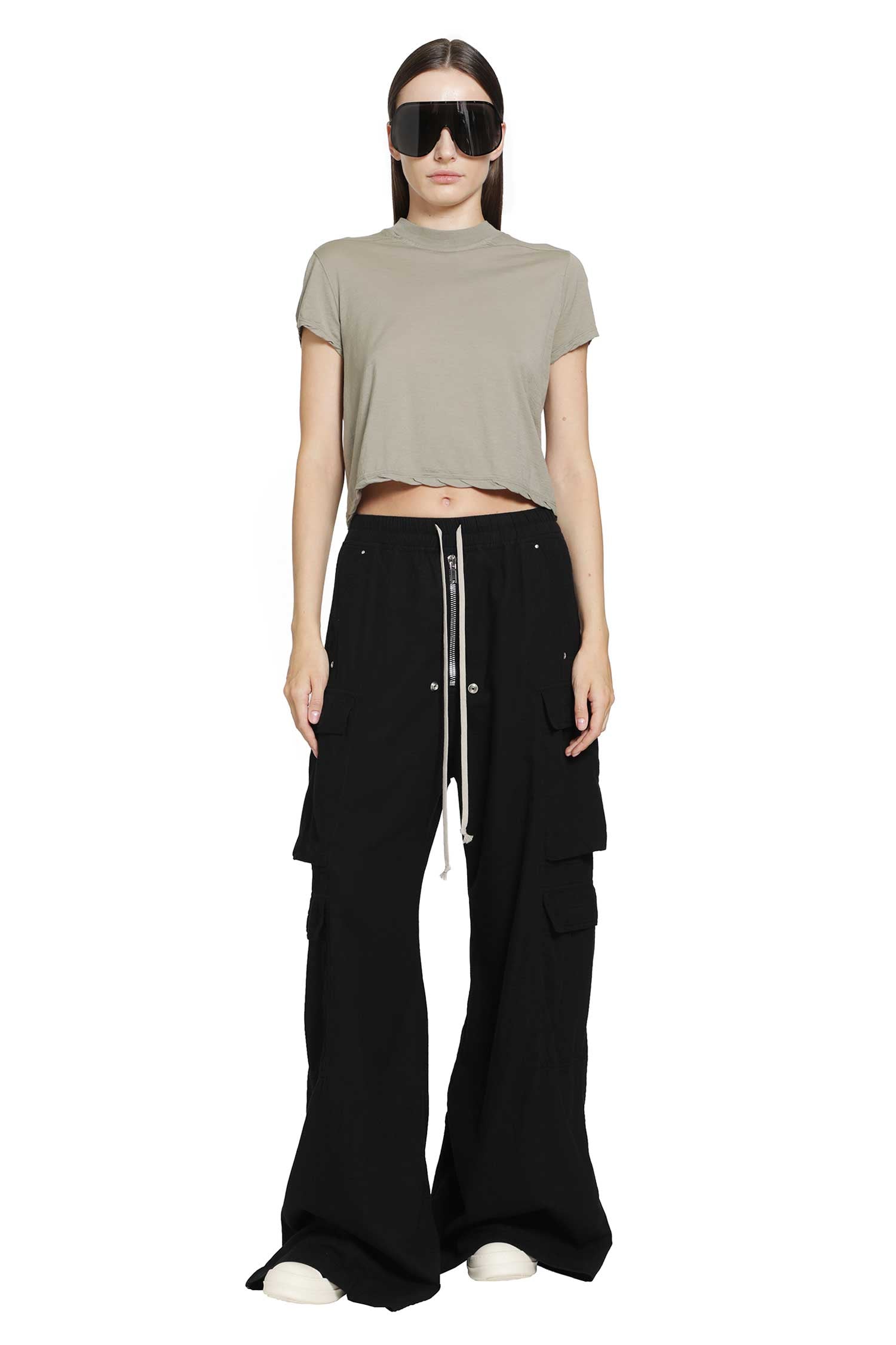 RICK OWENS DRKSHDW Tower Cropped Small Level T-shirt woman