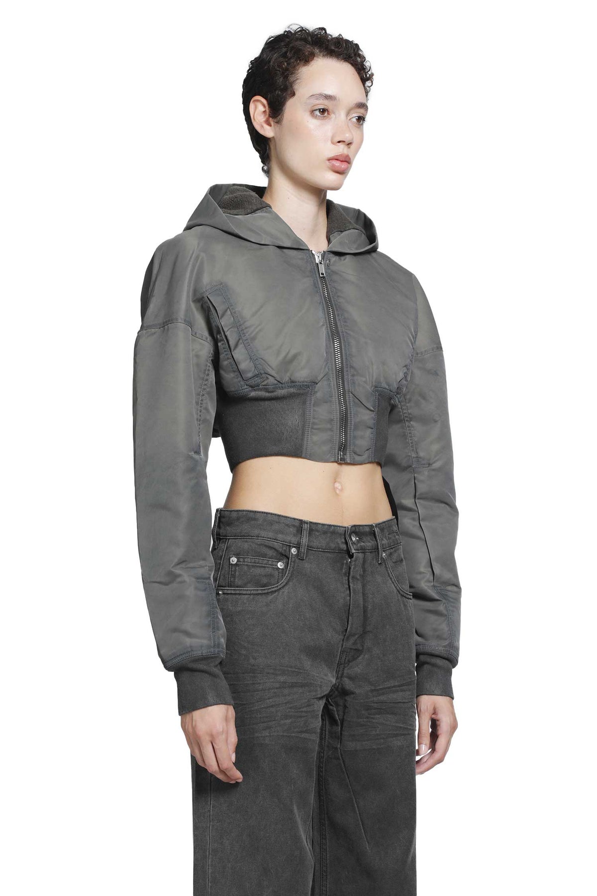 RICK OWENS DRKSHDW Tower Cropped Flight Vest woman