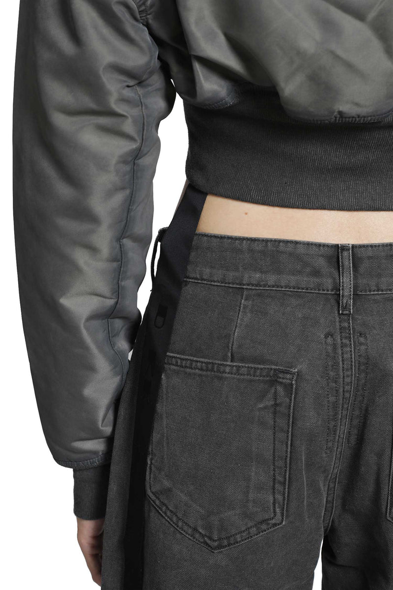 RICK OWENS DRKSHDW Tower Cropped Flight Vest woman