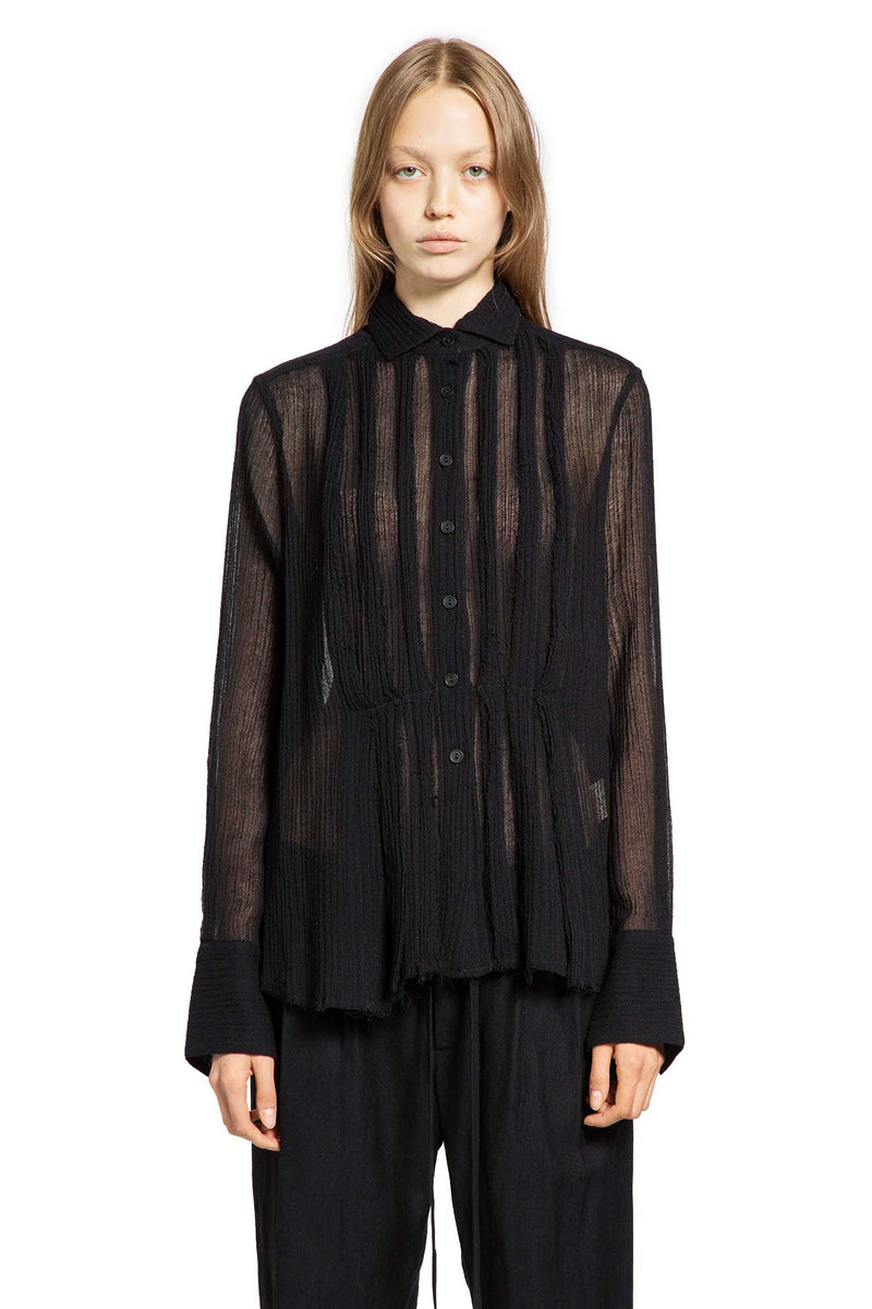 Wool Victorian Long Sleeve Shirt