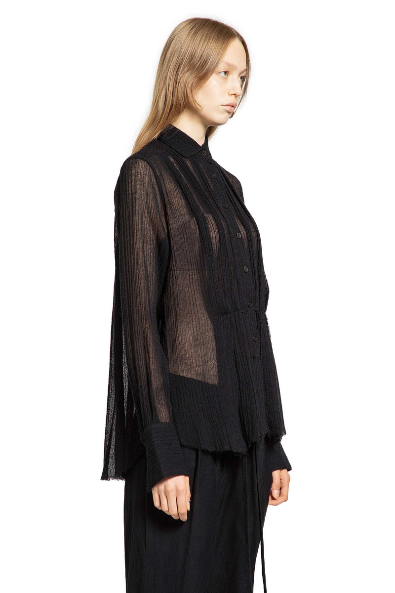 Wool Victorian Long Sleeve Shirt