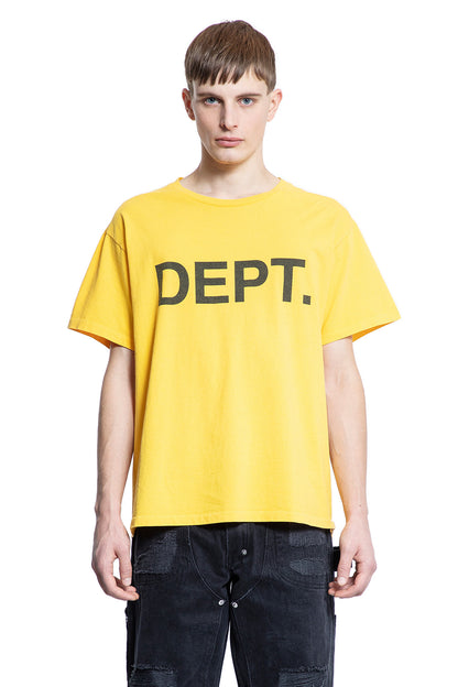 GALLERY DEPT. MAN YELLOW T-SHIRTS & TANK TOPS