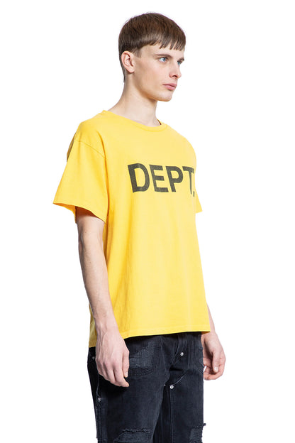 GALLERY DEPT. MAN YELLOW T-SHIRTS & TANK TOPS