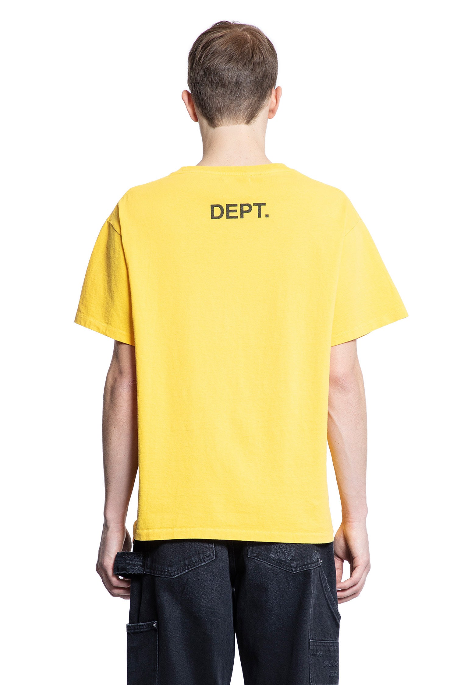 GALLERY DEPT. MAN YELLOW T-SHIRTS & TANK TOPS