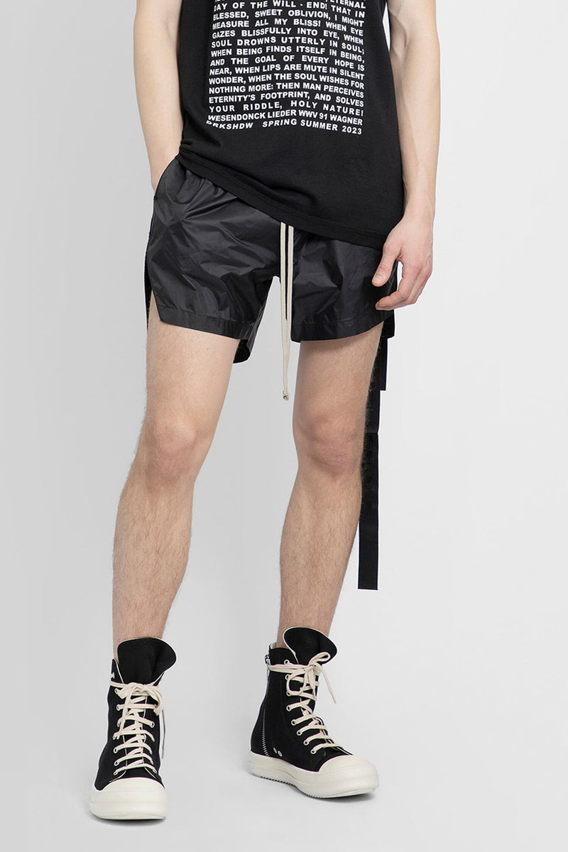 RICK OWENS RICK OWENS DRKSHDW MAN BLACK SHORTS man