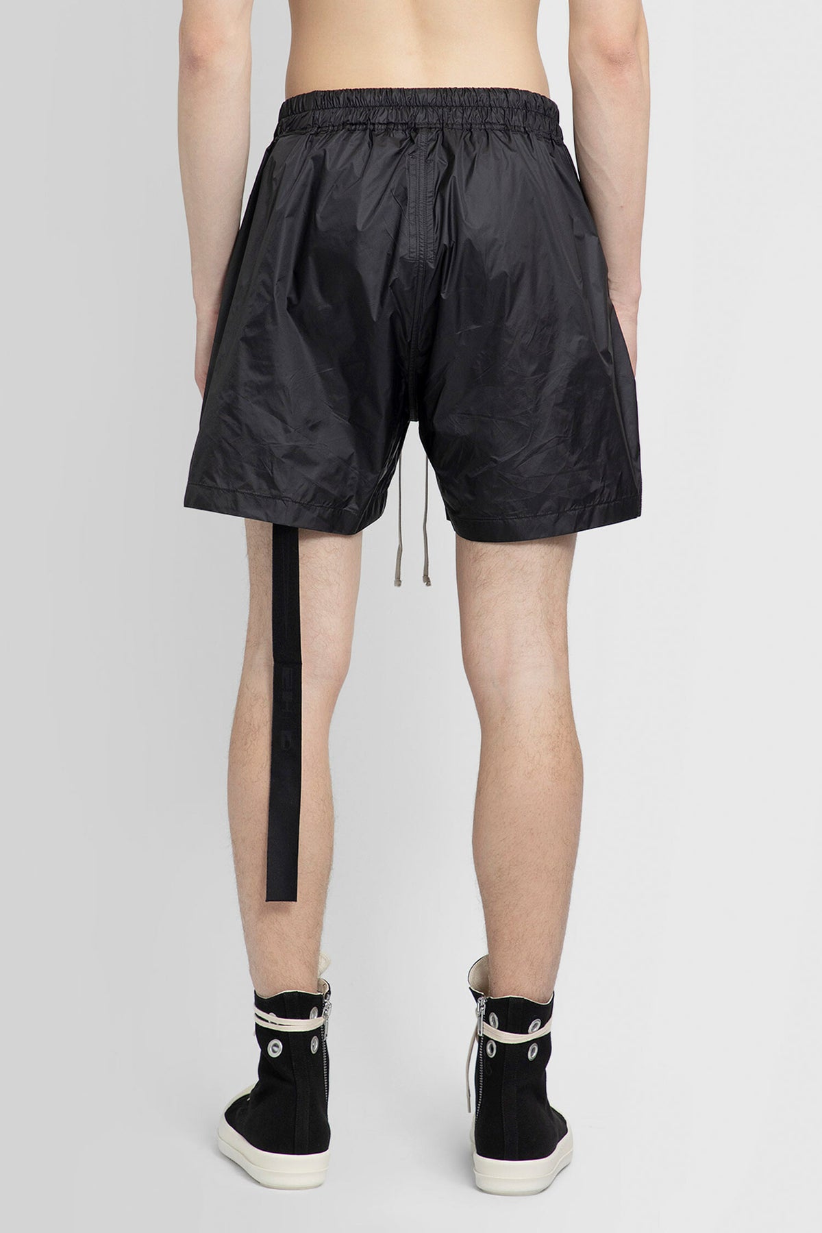 RICK OWENS RICK OWENS DRKSHDW MAN BLACK SHORTS man
