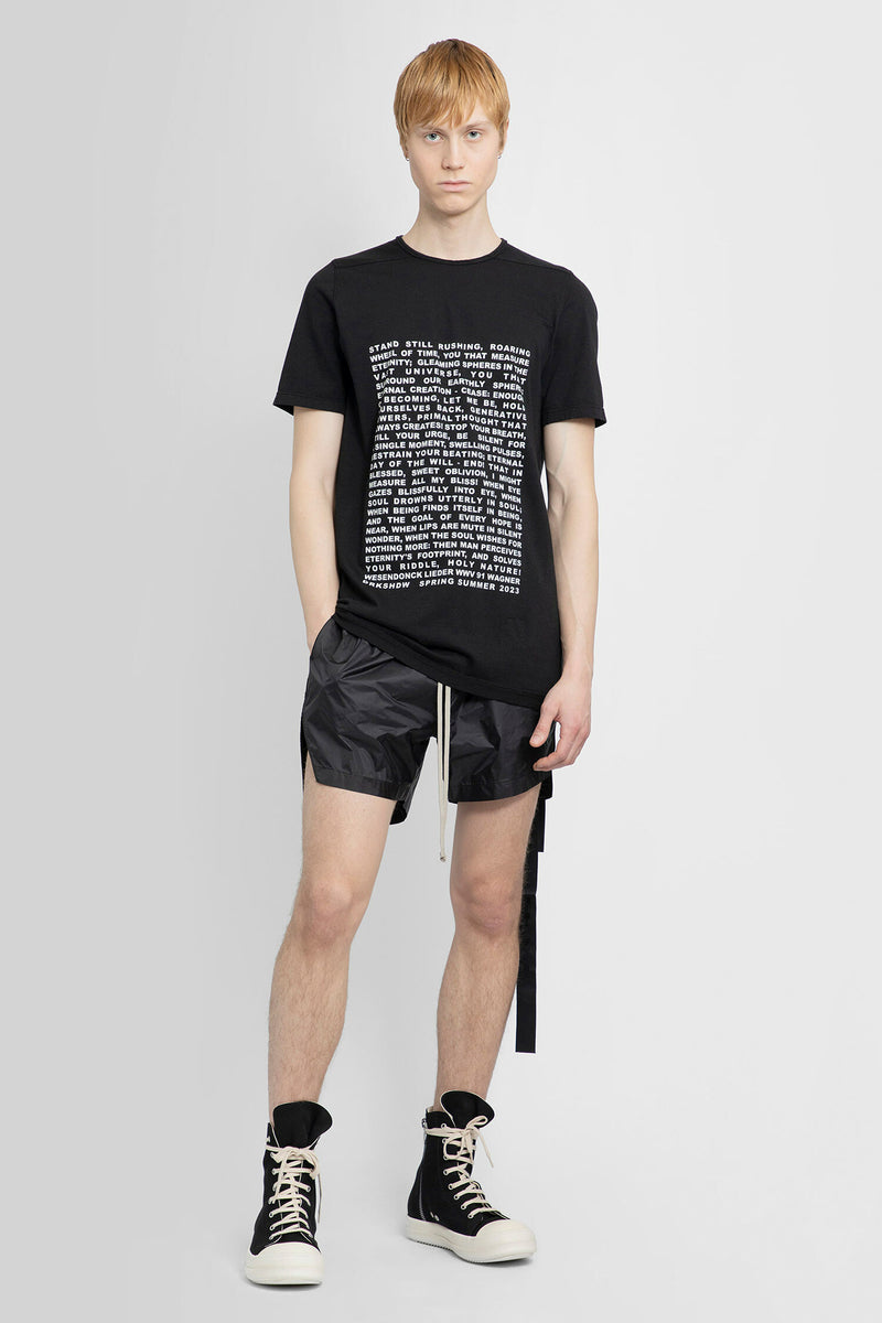 RICK OWENS RICK OWENS DRKSHDW MAN BLACK SHORTS man