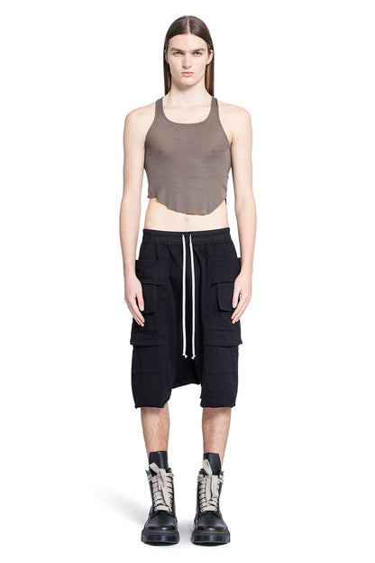 RICK OWENS DRKSHDW MAN GREY T-SHIRTS & TANK TOPS