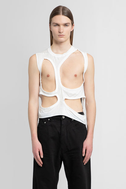 Antonioli RICK OWENS DRKSHDW MAN WHITE T-SHIRTS & TANK TOPS