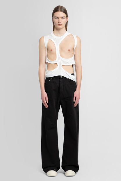 RICK OWENS DRKSHDW MAN WHITE T-SHIRTS & TANK TOPS