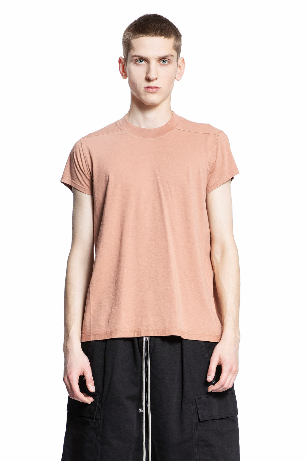 RICK OWENS DRKSHDW MAN PINK T-SHIRTS & TANK TOPS