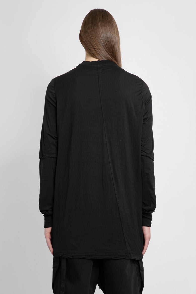 RICK OWENS DRKSHDW MAN BLACK T-SHIRTS & TANK TOPS