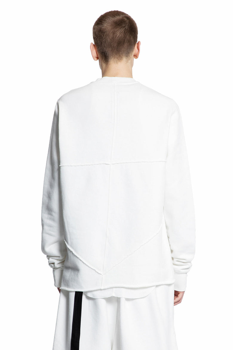 RICK OWENS DRKSHDW MAN WHITE SWEATSHIRTS