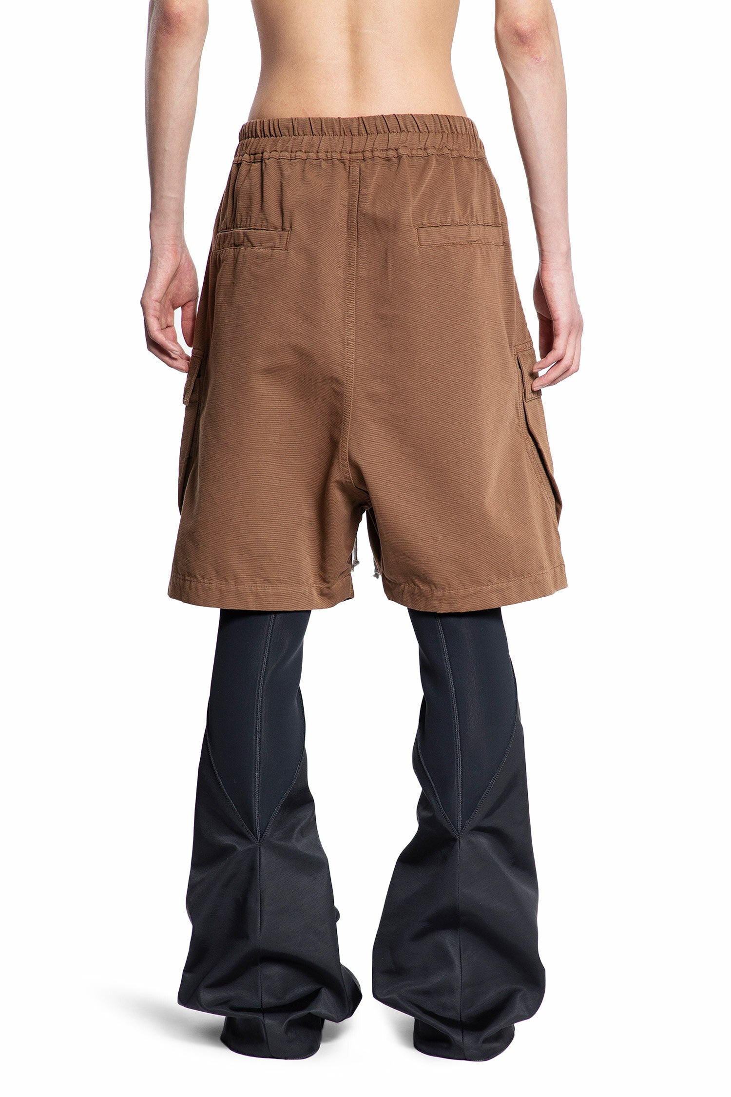 RICK OWENS MAN BROWN SHORTS & SKIRTS