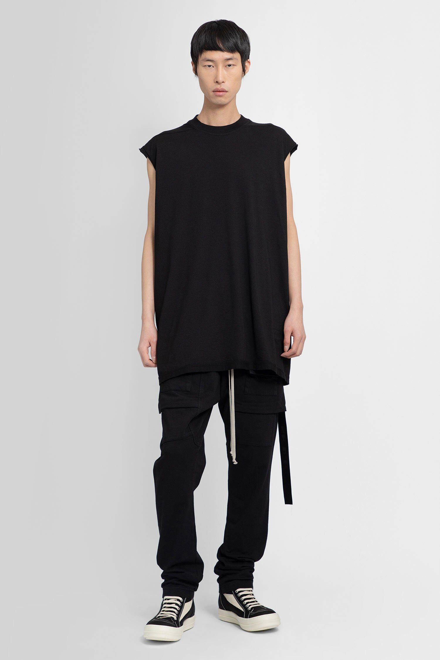 RICK OWENS MAN BLACK TROUSERS