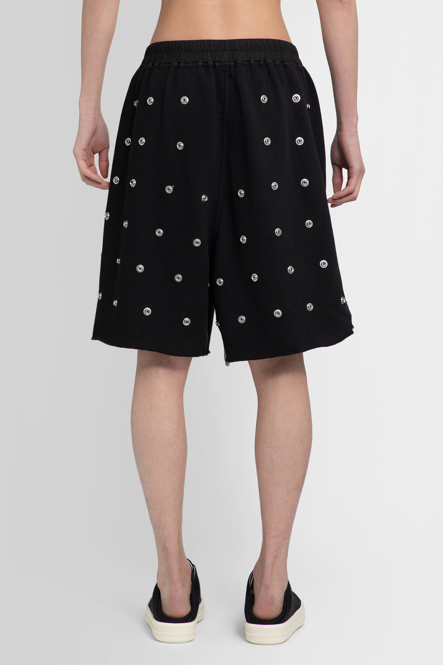 RICK OWENS MAN BLACK SHORTS & SKIRTS