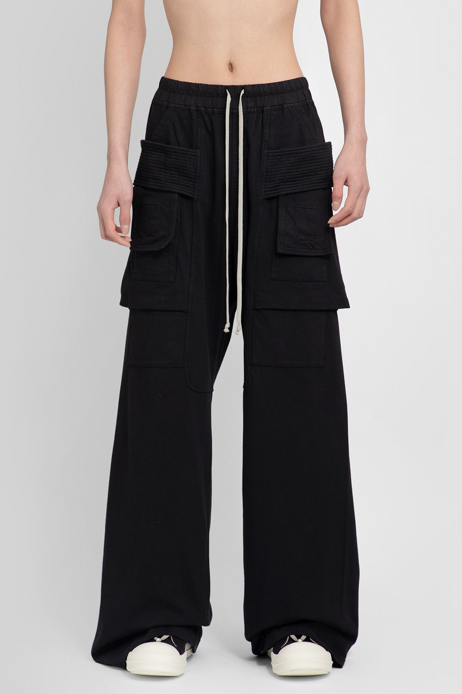 RICK OWENS MAN BLACK TROUSERS