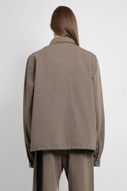 RICK OWENS MAN GREY JACKETS