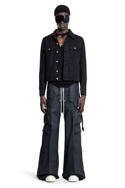 RICK OWENS DRKSHDW MAN BLACK T-SHIRTS & TANK TOPS