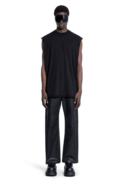 RICK OWENS DRKSHDW MAN BLACK T-SHIRTS & TANK TOPS