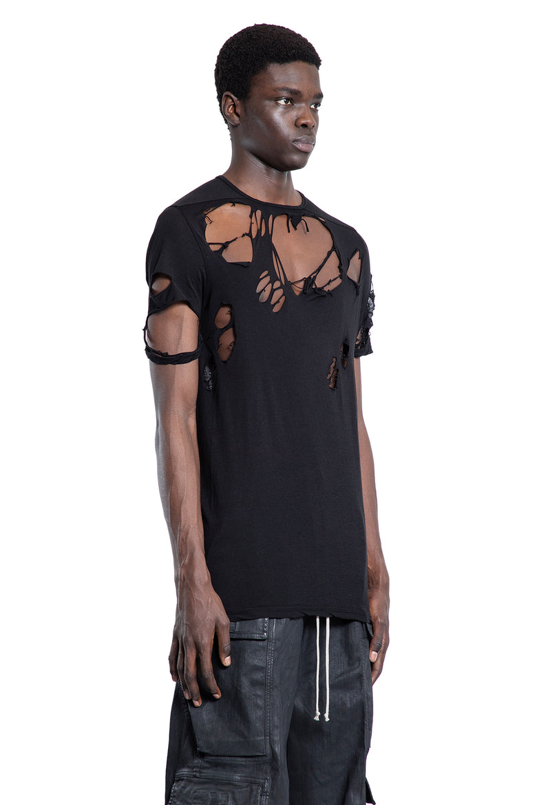 RICK OWENS DRKSHDW MAN BLACK T-SHIRTS & TANK TOPS