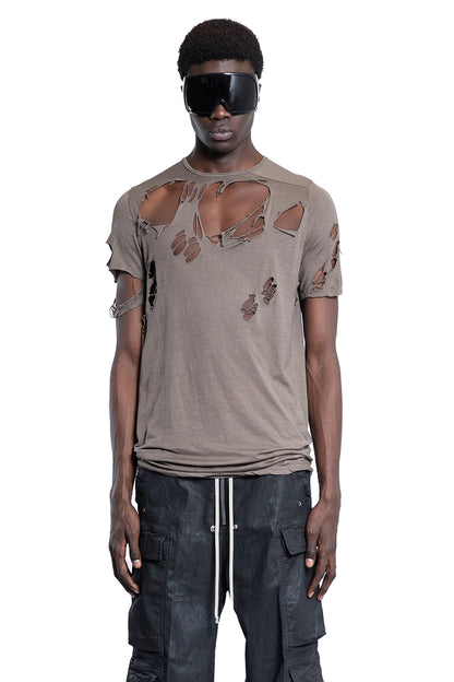 RICK OWENS DRKSHDW MAN GREY T-SHIRTS & TANK TOPS