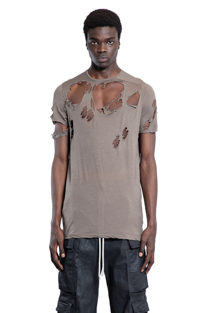 RICK OWENS DRKSHDW MAN GREY T-SHIRTS & TANK TOPS