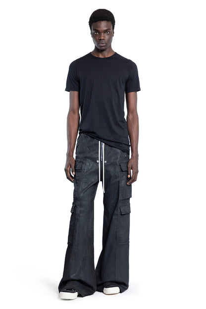 RICK OWENS DRKSHDW MAN BLACK T-SHIRTS & TANK TOPS