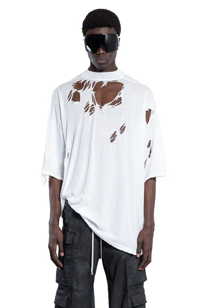 RICK OWENS DRKSHDW MAN WHITE T-SHIRTS & TANK TOPS